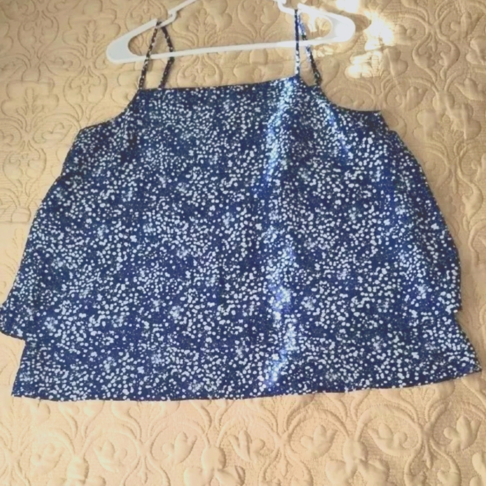 OLIVE & OAK top Blue size L